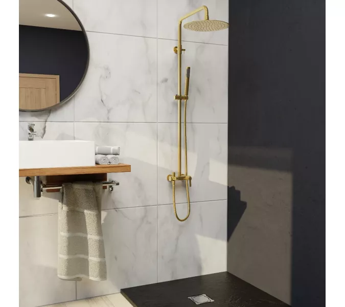 Душевая стойка RGW SP-31G, Выбрать цвет: Золото, изображение 2