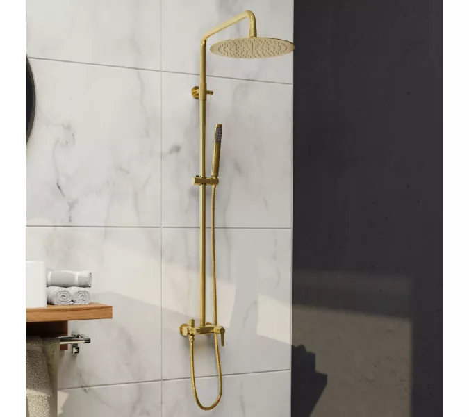 Душевая стойка RGW SP-31G, Выбрать цвет: Золото