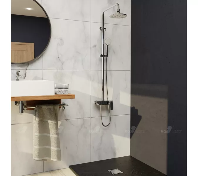 Душевая стойка RGW SP-33, Выбрать цвет: Хром, изображение 2