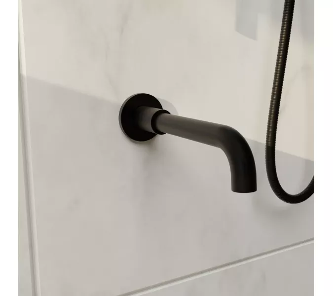 Душевая система встраиваемая RGW SP-55B, Выбрать цвет: Черный, изображение 4