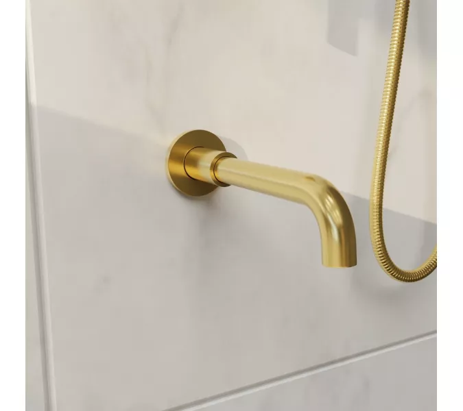 Душевая система встраиваемая RGW SP-55G, Выбрать цвет: Золото, изображение 4