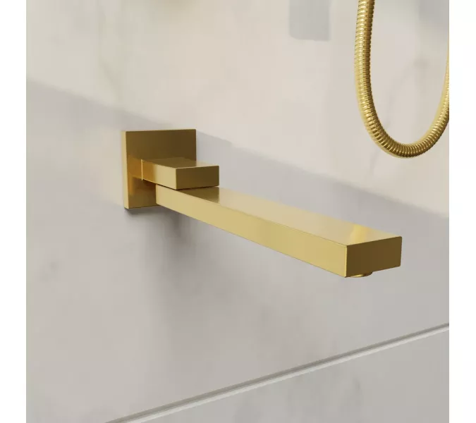 Душевая система встраиваемая RGW SP-56G, Выбрать цвет: Золото, изображение 4