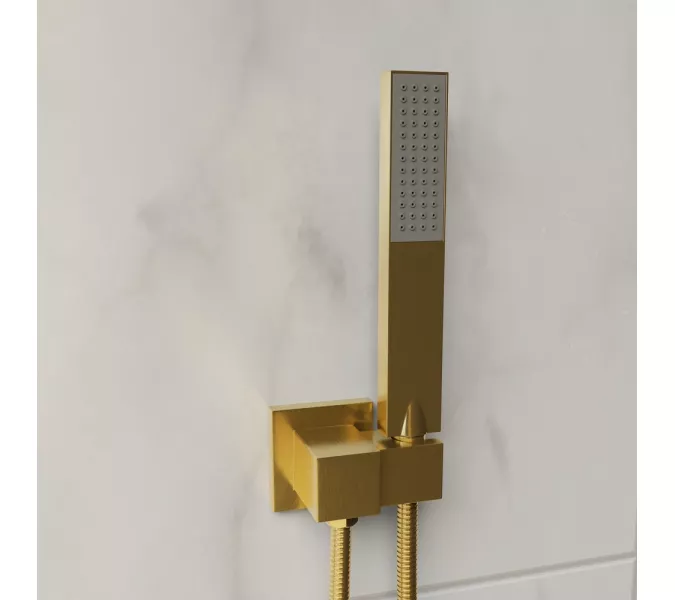 Душевая система встраиваемая RGW SP-56G, Выбрать цвет: Золото, изображение 6
