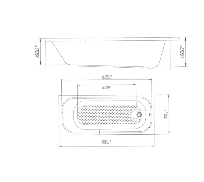 Ванна Poseidon Victoria, Выбрать размер: 150х70, изображение 5