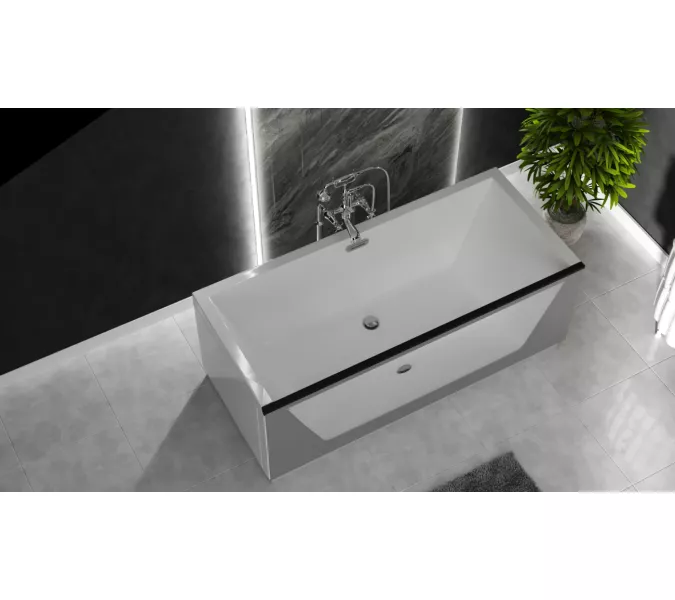 Ванна Aima NEO 170*75 1 стекло (матовое серое), изображение 4