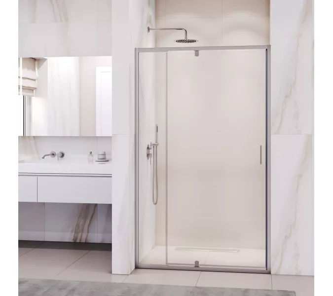 Душевая дверь RGW PA-008, Цвет стекла: прозрачное, Цвет профиля (вариация): Хром, Выбрать размер: 80