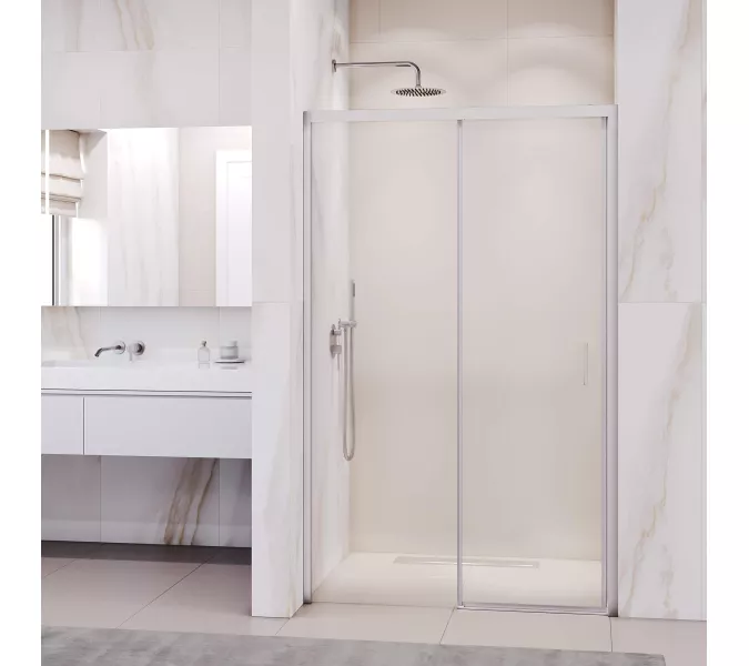 Душевая дверь RGW PA-017, Цвет стекла: прозрачное, Цвет профиля: Хром, Выбрать размер: 180