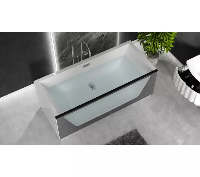 Ванна AIMA NEO 170*75 1 стекло (принт бетон), изображение 5