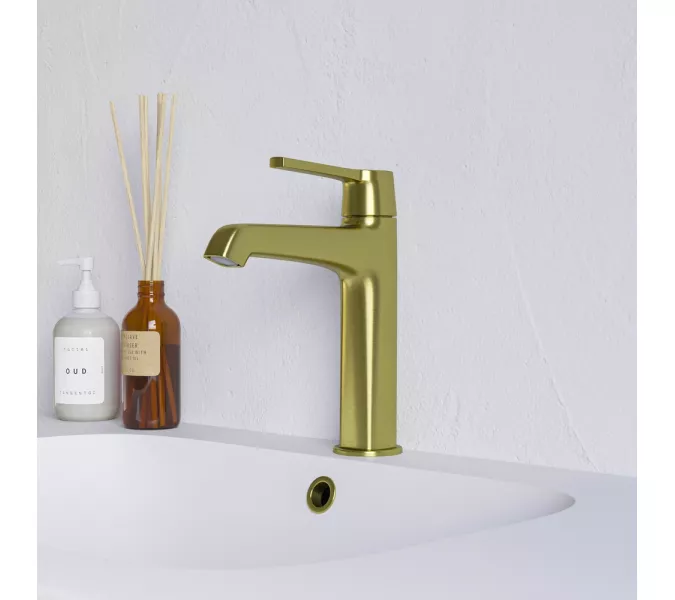 Смеситель на раковину RGW SP-301G, Цвет профиля (вариация): Золото