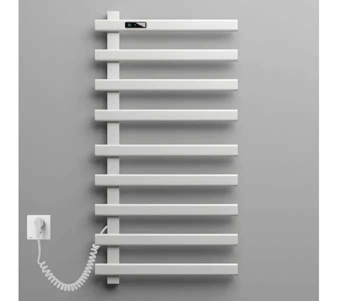 Полотенцесушитель N-355В-I Matt Black /White, Выбрать цвет: белый 