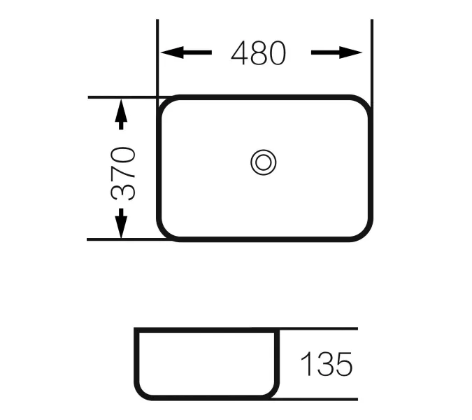 Раковина GR-3016 BEM, изображение 3