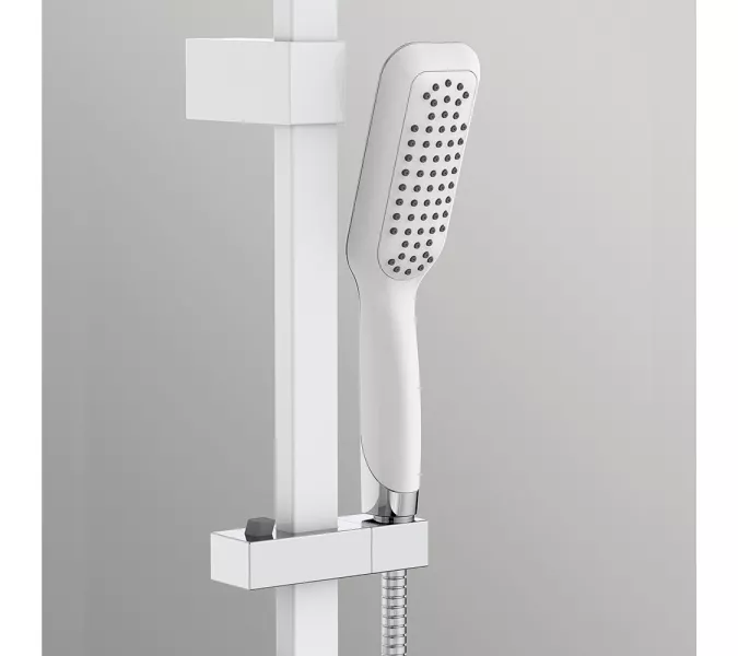 Душевая панель Black&White  W1210 Shine White (1300х405x230), изображение 3