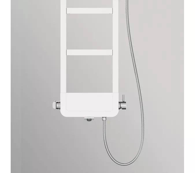 Душевая панель Black&White  W1210 Shine White (1300х405x230), изображение 5