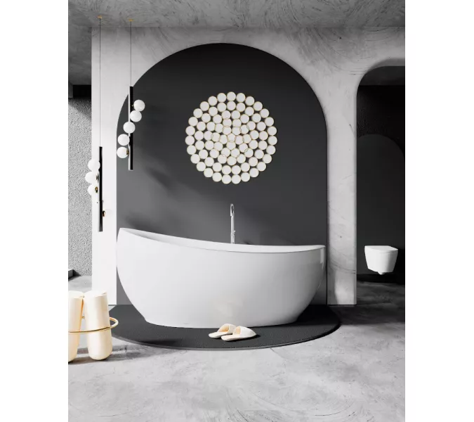 Ванна акриловая  Black&White SB225  180x90, изображение 7