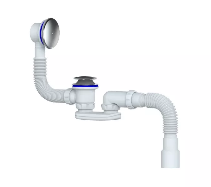 Ванна акриловая  BLACK&WHITE SBA1757 на стальном каркасе с ножками 170x75, изображение 7