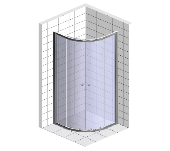 Душ.ограждение GROSSMAN  PR-90/100S, Цвет стекла: прозрачное, Цвет профиля: Хром, Выбрать размер: 100х100, изображение 4