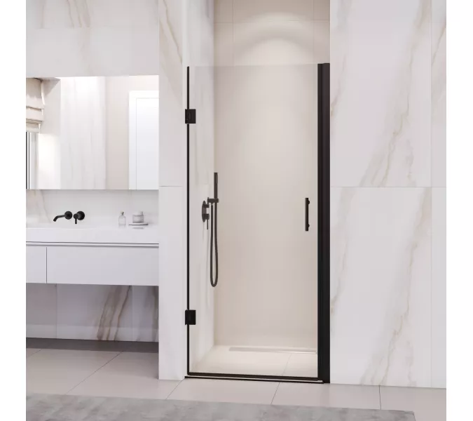 Душевая дверь RGW PA-06B, Цвет стекла: прозрачное, Цвет профиля (вариация): Черный, Выбрать размер: 70