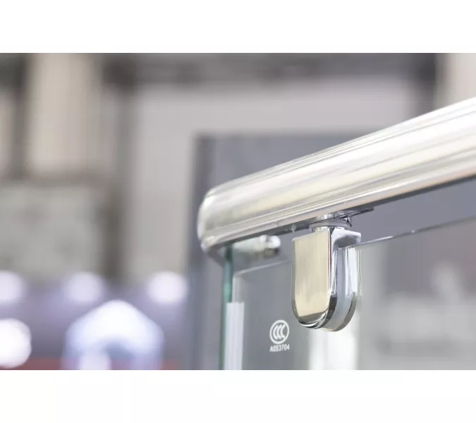 Душевое  ограждение  NG-6605-08  трапеция, дверь распашная, без поддона 90*90, изображение 3