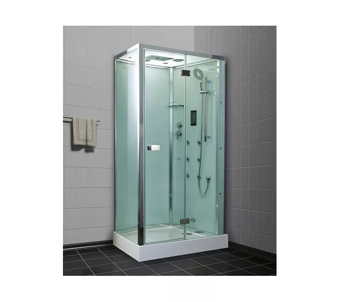 Душевая кабина прямоугольная Timo Premium PURO 120х90, г/м, баня, электрика, хромотерапия, Выбрать размер: 120x90, Внешний вид: короткие ручки, Ориентация: Правая, изображение 2