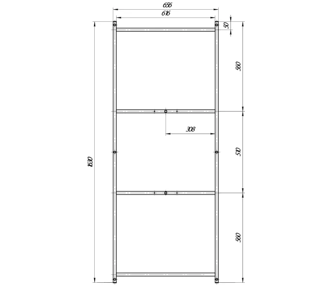 Рама сварная ПУ 170*70, изображение 2