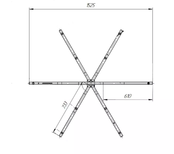 Рама с комплектующими "OMEGA New" 180*180, изображение 2