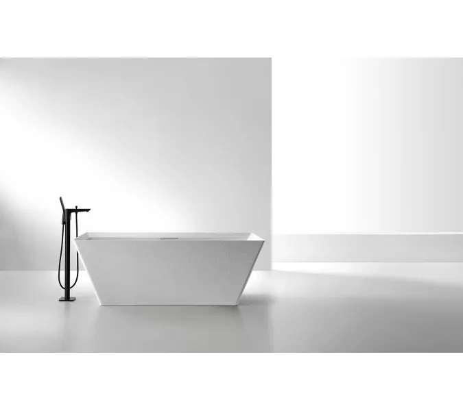 Ванна из искусственного камня ABBER Berlin AM9912 белая матовая  170*75, изображение 10