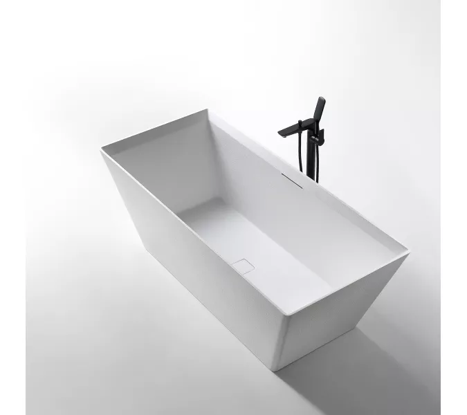 Ванна из искусственного камня ABBER Berlin AM9912 белая матовая  170*75, изображение 9