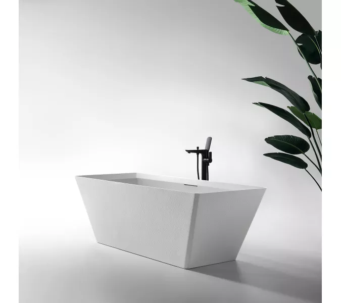 Ванна из искусственного камня ABBER Berlin AM9912 белая матовая  170*75, изображение 8