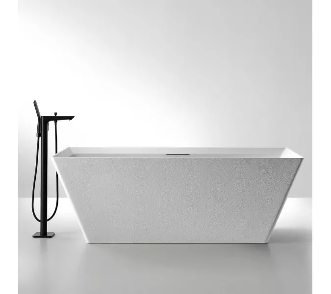 Ванна из искусственного камня ABBER Berlin AM9912 белая матовая  170*75, изображение 7