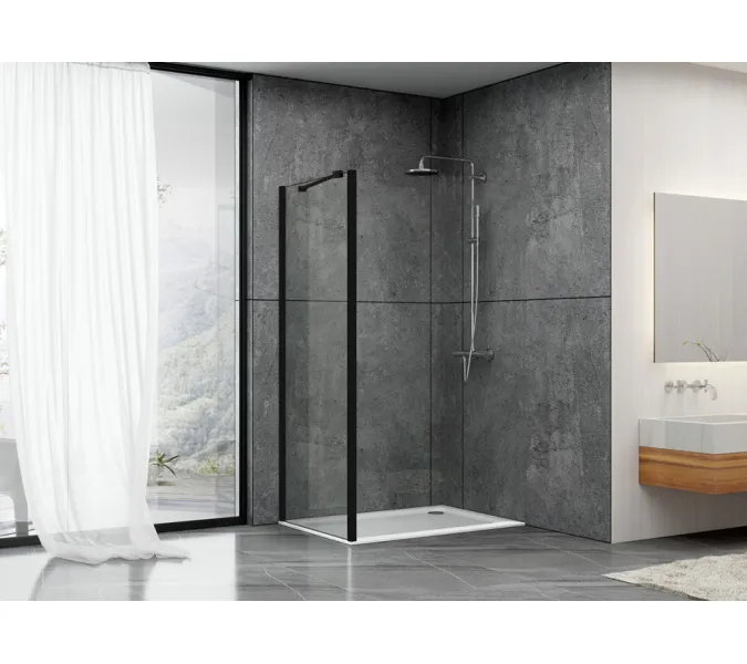 Душевая перегородка ABBER Schwarzer Diamant AG100BS, изображение 2