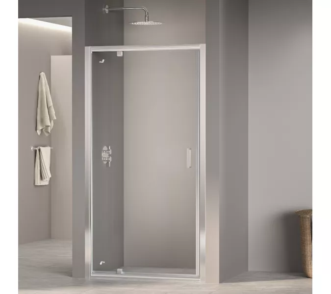 Душевая дверь RGW PA-105, Цвет стекла: прозрачное, Цвет профиля (вариация): Хром, Выбрать размер: 100