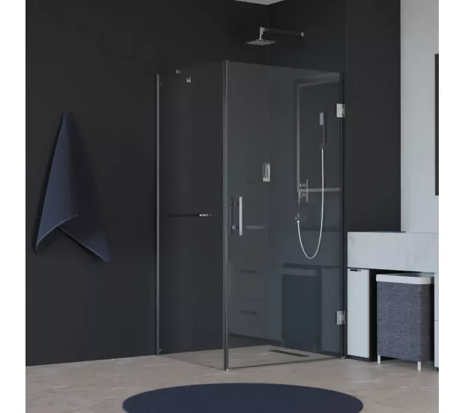 Душевой уголок RGW HO-045-1 (HO-011 + Z-060-2 + O-204), Цвет стекла: прозрачное, Цвет профиля (вариация): Хром, Выбрать размер: 600x1000