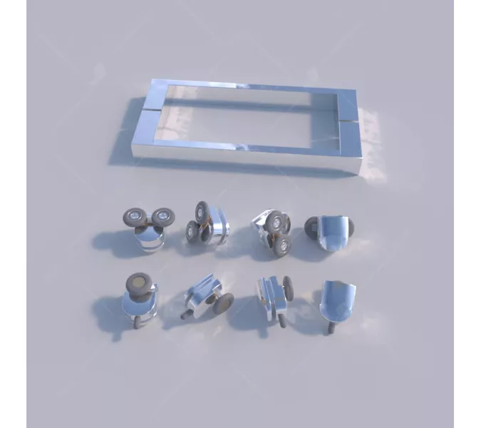 Душевой уголок RGW CL-34, Цвет стекла: прозрачное, Цвет профиля (вариация): Хром, Выбрать размер: 800х800, изображение 5