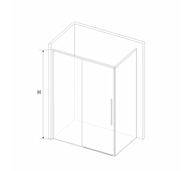 Душевой уголок RGW SV-42-1B (SV-12B + Z-060-2B), Цвет стекла: прозрачное, Цвет профиля (вариация): Черный, Выбрать размер: 1200x800, изображение 8