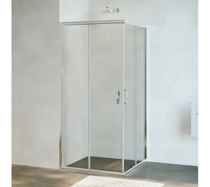 Комплект: Душевой уголок RGW PA-31 + Душевой поддон квадратный RGW ST-W Белый + Сифон для душевых поддонов RGW S-010 90 мм, изображение 2