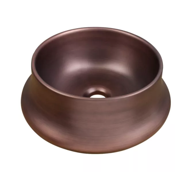 Раковина-чаша Bronze de Lux  Terracotta 360x360x140, цвет медь, изображение 2