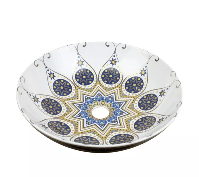 Раковина-чаша Bronze de Lux Lotos 405x405x125, изображение 2