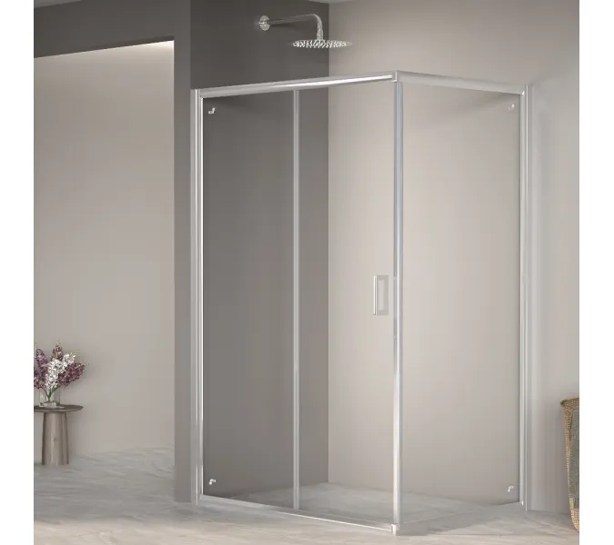 Душевой уголок RGW PA-245, Цвет стекла: прозрачное, Цвет профиля (вариация): Хром, Выбрать размер: 800*1000