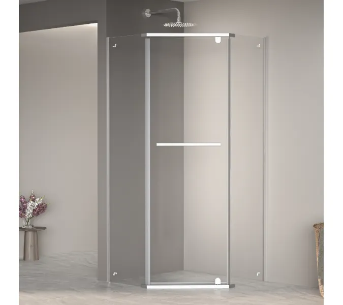 Душевой уголок RGW PA-82, Цвет стекла: прозрачное, Цвет профиля (вариация): Хром, Выбрать размер: 800*800