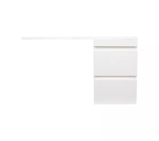 Тумба подвесная с раковиной Style Line Даллас Люкс белая, PLUS, ЭМАЛЬ, Выбрать размер: 100, изображение 3