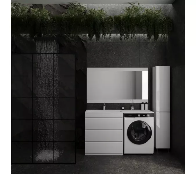 Зеркало "Даллас 150", Люкс белое, Выбрать размер: 150, изображение 3