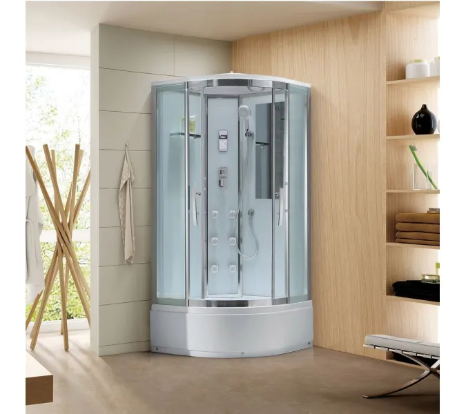 Душевая кабина Black & White G5503-900  90х90х215 с гидромассажем