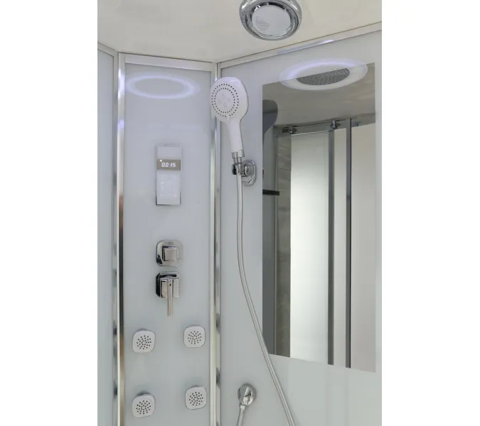 Душевая кабина Black & White G5503-900  90х90х215 с гидромассажем, изображение 2