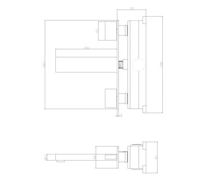 Смеситель ABBER Daheim AF82122G для раковины скрытого монтажа, матовое золото, Выбрать цвет: Золото матовое, изображение 3