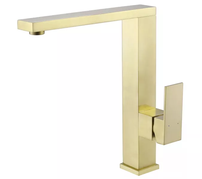 Смеситель ABBER Daheim AF8214G для кухни, золото матовое, Выбрать цвет: Золото