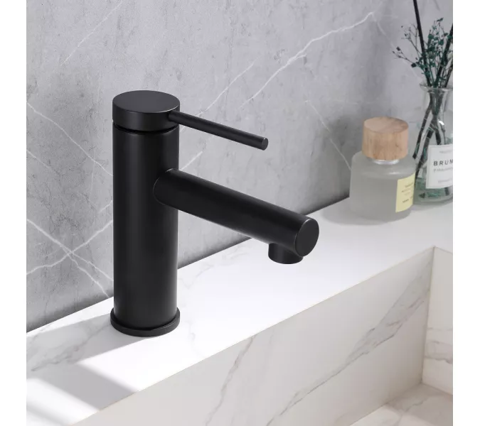 Смеситель ABBER Emotion AF8810B для раковины, черный матовый, Выбрать цвет: Черный матовый, изображение 2