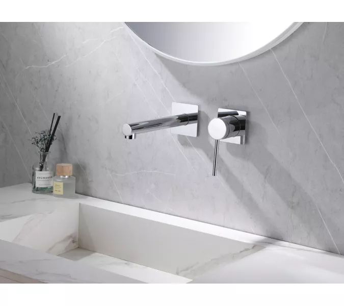 Смеситель ABBER Emotion AF8812 для раковины скрытого монтажа, хром, Выбрать цвет: Хром, изображение 2