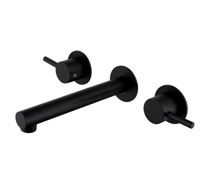 Смеситель ABBER Emotion AF88121B скрытого монтажа для раковины, черный матовый, Выбрать цвет: Черный матовый