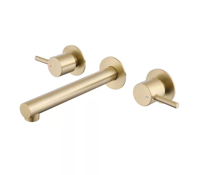 Смеситель ABBER Emotion AF88121G скрытого монтажа для раковины, золото матовое, Выбрать цвет: Золото матовое