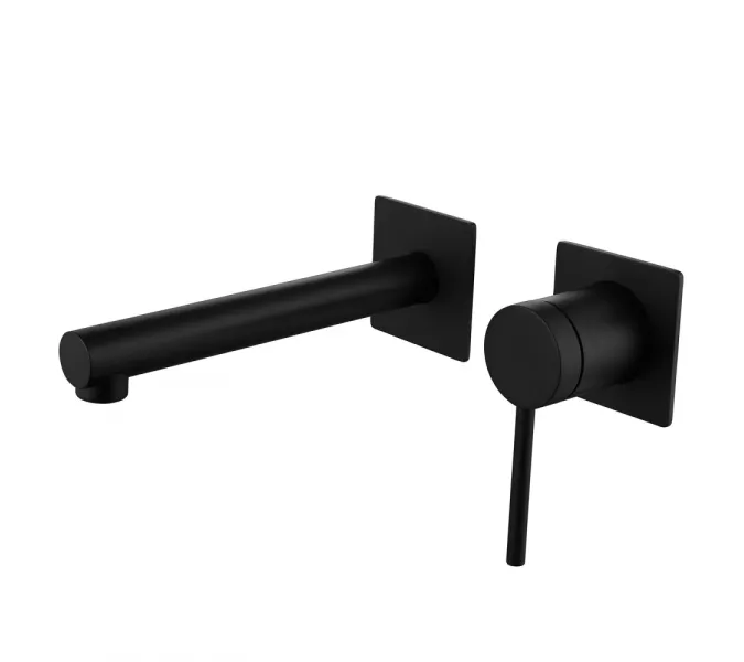 Смеситель ABBER Emotion AF8812B для раковины скрытого монтажа, черный матовый, Выбрать цвет: Черный матовый